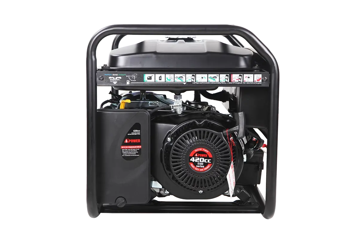 Бензиновый генератор 6,5 кВт A-IPOWER LITE AP6500E с АВР Официальный магазин