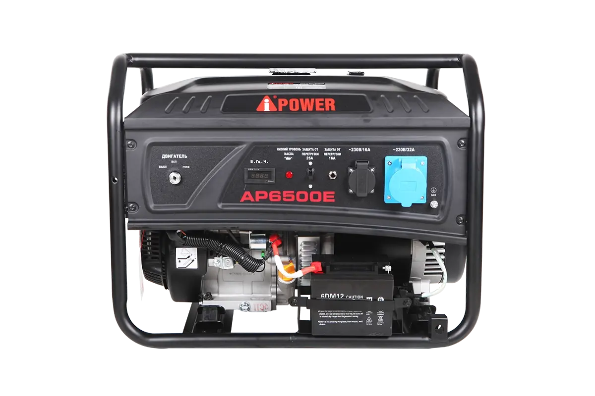 Бензиновый генератор 6,5 кВт A-IPOWER LITE AP6500E с АВР Официальный магазин