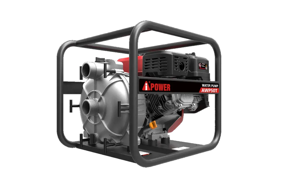 Бензиновая мотопомпа для грязной воды A-IPOWER AWP50T Гарантия 2 года Официальный магазин
